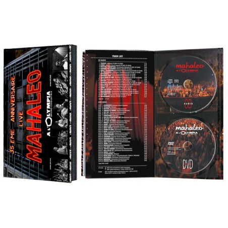 LONGBOX DVD + CD Mahaleo Live a l'Olympia