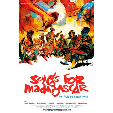 AFFICHE Songs for Madagascar S