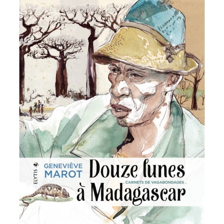 LIVRE Douzes lunes a Madagascar - Geneviève Marot